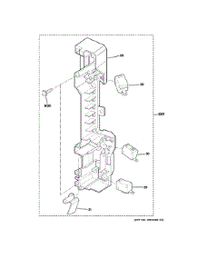 Latch Board Parts parts for Ge Microwave PVM9179EF2ES from AppliancePartsPros.com