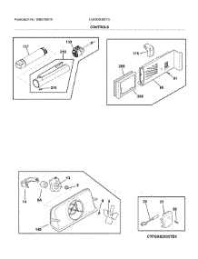 Controls parts for Frigidaire Refrigerator LGHX2636TF5 from AppliancePartsPros.com