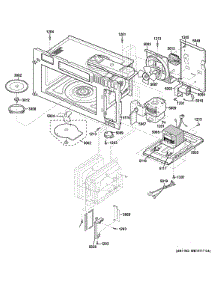 Interior Parts (1) parts for Ge Microwave CVM1750SH1SS from AppliancePartsPros.com