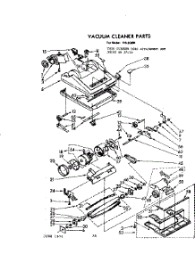 Nozzle And Motor Assembly parts for Kenmore Vacuum 116.35800 (11635800, 116 35800) from AppliancePartsPros.com