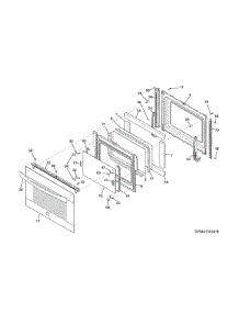 Door parts for Kenmore Range 790.41313411 (79041313411, 790 41313411) from AppliancePartsPros.com