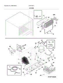 System parts for Frigidaire Refrigerator FGTR1837TE2 from AppliancePartsPros.com