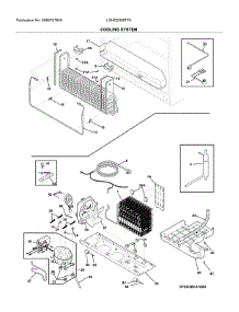 System parts for Frigidaire Refrigerator LGHD2369TF5 from AppliancePartsPros.com