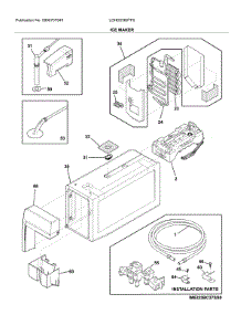Ice Maker parts for Frigidaire Refrigerator LGHD2369TF5 from AppliancePartsPros.com