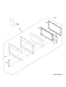 Door Parts parts for Ge Microwave JVM6175EF1ES from AppliancePartsPros.com