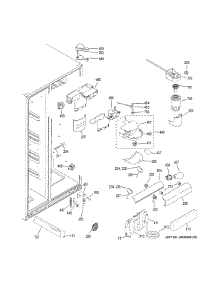 Fresh Food Section parts for Ge Refrigerator GSS25GGHHCBB from AppliancePartsPros.com