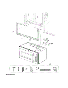 Installation Parts parts for Ge Microwave CVM1790SS4SS from AppliancePartsPros.com