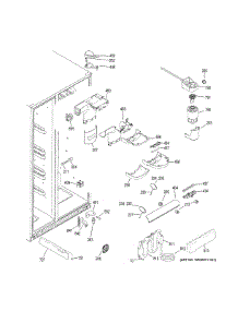 Fresh Food Section parts for Ge Refrigerator GSE23GGKJCCC from AppliancePartsPros.com