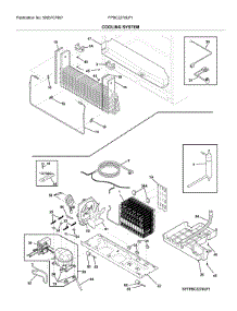 Cooling System parts for Frigidaire Refrigerator FPBC2278UF1 from AppliancePartsPros.com