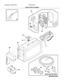 Fresh Food Ice Maker parts for Frigidaire Refrigerator FPBC2278UF1 from AppliancePartsPros.com