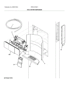 Ice & Water Dispenser parts for Frigidaire Refrigerator FPSC2278UF1 from AppliancePartsPros.com