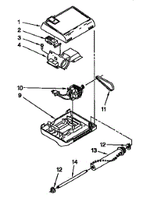 Power-Mate (Junior) parts for Kenmore Vacuum 116.32725900 (11632725900, 116 32725900) from AppliancePartsPros.com