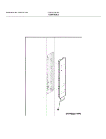 Controls parts for Frigidaire Refrigerator FPBG2278UF1 from AppliancePartsPros.com