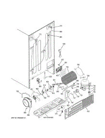 Machine Compartment parts for Ge Refrigerator GSS23HSHJCSS from AppliancePartsPros.com