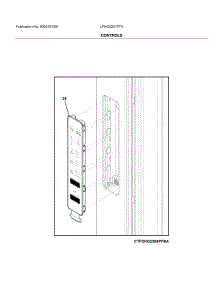 Controls parts for Frigidaire Refrigerator LFHG2251TF3 from AppliancePartsPros.com