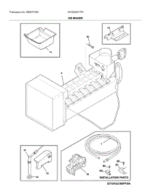 Ice Maker parts for Frigidaire Refrigerator LFHG2251TF3 from AppliancePartsPros.com
