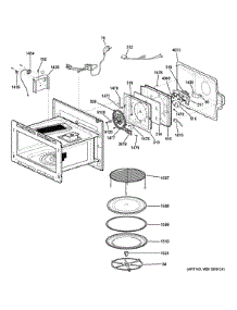 Interior Parts (1) parts for Ge Microwave ZSC1001J2SS from AppliancePartsPros.com