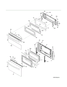 Doors parts for Kenmore Range 790.75429410 (79075429410, 790 75429410) from AppliancePartsPros.com