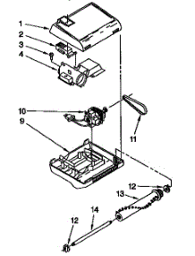 Power-Mate (Junior) parts for Kenmore Vacuum 116.2421590 (1162421590, 116 2421590) from AppliancePartsPros.com