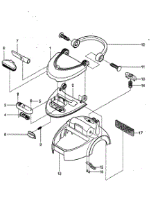 Body Cover Assy parts for Kenmore Vacuum 721.24295400 (72124295400, 721 24295400) from AppliancePartsPros.com