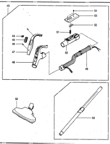 Hose Assy / Wand parts for Kenmore Vacuum 721.24295400 (72124295400, 721 24295400) from AppliancePartsPros.com