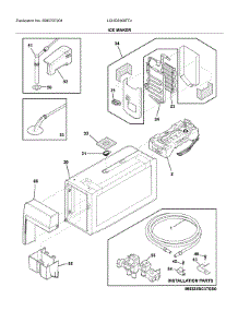 Ice Maker parts for Frigidaire Refrigerator LGHD2369TF4 from AppliancePartsPros.com