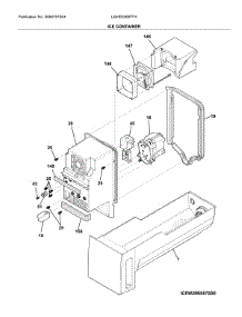 Container parts for Frigidaire Refrigerator LGHD2369TF4 from AppliancePartsPros.com
