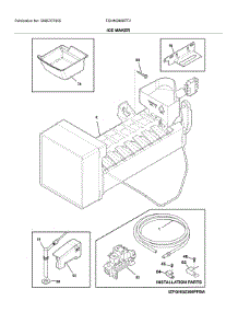 Ice Maker parts for Frigidaire Refrigerator FGHN2868TF2 from AppliancePartsPros.com