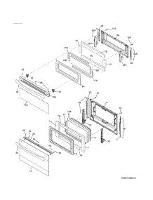 Doors parts for Kenmore Range 790.75443410 (79075443410, 790 75443410) from AppliancePartsPros.com