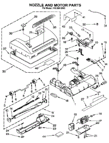 Nozzle And Motor parts for Kenmore Vacuum 116.3081290C (1163081290C, 116 3081290C) from AppliancePartsPros.com
