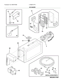 Ice Maker parts for Frigidaire Refrigerator LFHB2751TF4 from AppliancePartsPros.com