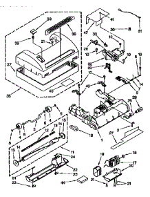 Nozzle And Motor parts for Kenmore Vacuum 116.3082590C (1163082590C, 116 3082590C) from AppliancePartsPros.com