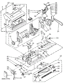 Nozzle And Motor parts for Kenmore Vacuum 116.3089090C (1163089090C, 116 3089090C) from AppliancePartsPros.com