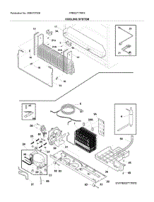System parts for Frigidaire Refrigerator FPBS2777RFK from AppliancePartsPros.com
