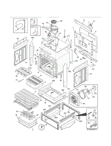Body parts for Kenmore Range 790.42613312 (79042613312, 790 42613312) from AppliancePartsPros.com