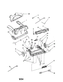 Nozzle parts for Kenmore Vacuum 116.33921300 (11633921300, 116 33921300) from AppliancePartsPros.com