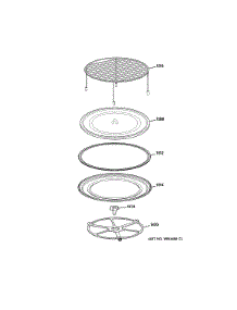Interior Parts (2) parts for Ge Microwave ZSC1201J1SS from AppliancePartsPros.com
