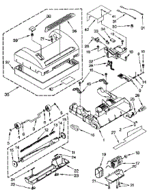 Nozzle And Motor parts for Kenmore Vacuum 116.3085290C (1163085290C, 116 3085290C) from AppliancePartsPros.com
