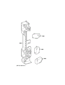 Latch Board Parts parts for Ge Microwave JES1460DS2BB from AppliancePartsPros.com
