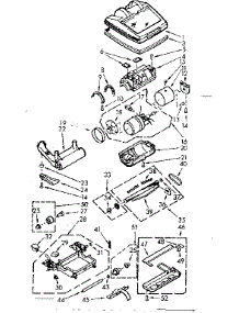 Nozzle And Motor parts for Kenmore Vacuum 116.30781 (11630781, 116 30781) from AppliancePartsPros.com