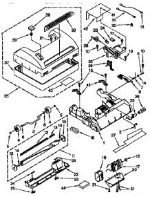 Nozzle And Moter Parts parts for Kenmore Vacuum 116.3088490C (1163088490C, 116 3088490C) from AppliancePartsPros.com