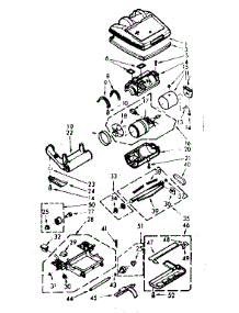 Nozzle And Motor parts for Kenmore Vacuum 116.30600 (11630600, 116 30600) from AppliancePartsPros.com