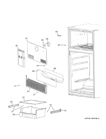 Freezer Section parts for Ge Refrigerator G6S28TSLBSS from AppliancePartsPros.com