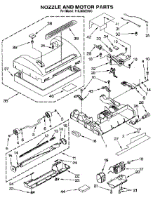Nozzle And Motor parts for Kenmore Vacuum 116.3085390C (1163085390C, 116 3085390C) from AppliancePartsPros.com