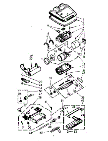 Nozzle And Motor parts for Kenmore Vacuum 116.30780 (11630780, 116 30780) from AppliancePartsPros.com