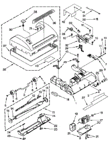 Nozzle And Motors parts for Kenmore Vacuum 116.3082290C (1163082290C, 116 3082290C) from AppliancePartsPros.com