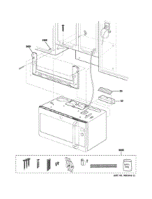 Installation Parts parts for Ge Microwave CSA1201RSS03 from AppliancePartsPros.com
