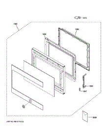 Door Parts parts for Ge Microwave CEB1590SS2SS from AppliancePartsPros.com