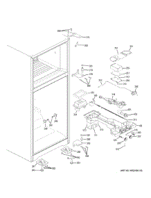 Fresh Food Section parts for Ge Refrigerator GIE18ISHJRSS from AppliancePartsPros.com