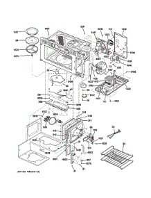 Interior Parts (1) parts for Ge Microwave PSA9120DF1WW from AppliancePartsPros.com
